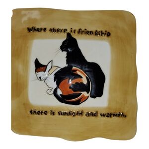 241- Heartfelt Expressions Friendship Plaque Excellent Condition